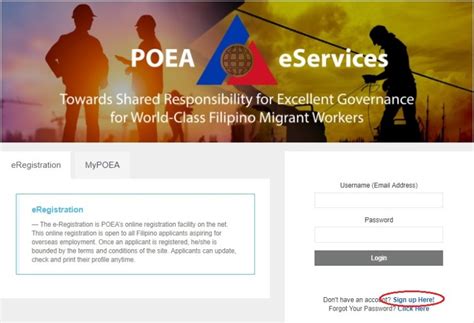 eservices.poea.gov.ph log in